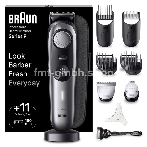 Braun Barttrimmer Series 9, Bartschneider und Trimmer Herren, BT9440